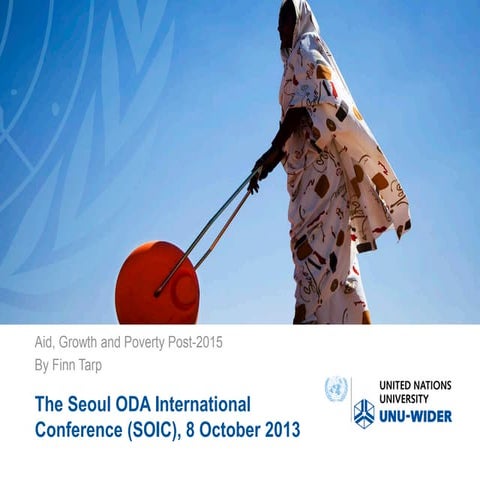 Aid, growth and poverty post 2015