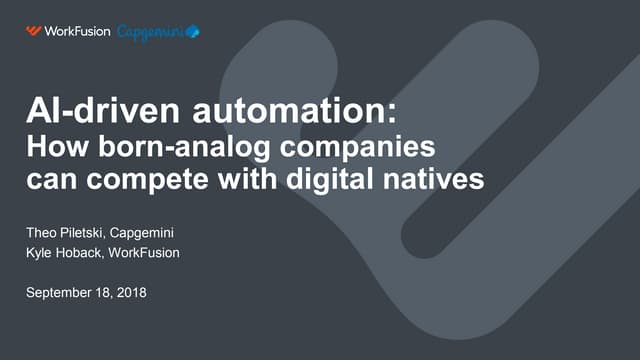 Ai driven rpa work fusion kyle hoback cwin18_nyc