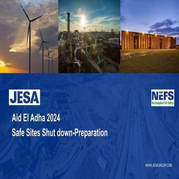 Aid Safe Sites Shut down preparation JESA 2024.pptx