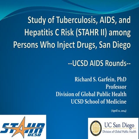 HIV, HCV, and TB Infection among Injection Drug Users in San Diego