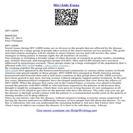Hiv-Reaction Paper | PDF