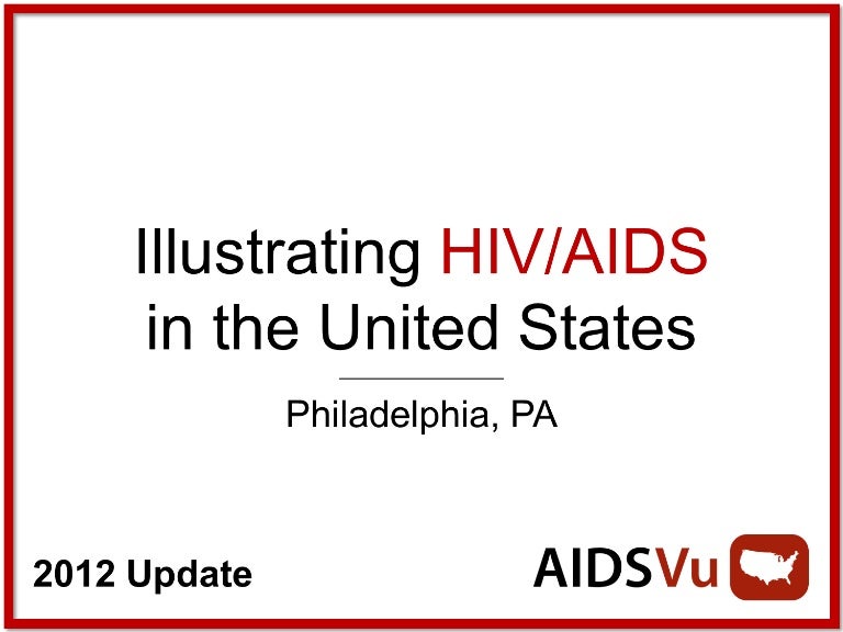Illustrating HIV/AIDS in Philadelphia