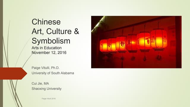 Chinese Art Culture Symbolism Pptx Chinese Art Culture Symbolism Pptx