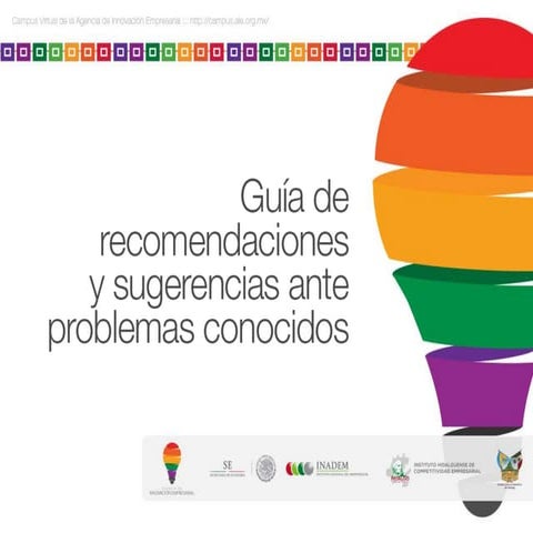 Recomendaciones, sugerencias y solución a problemas conocidos