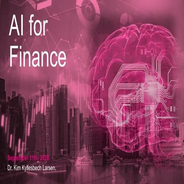 AI for Finance