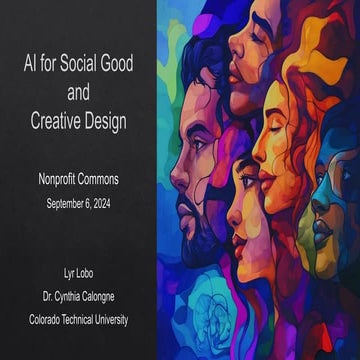 AI for Social Good and Creative Design for Nonprofits