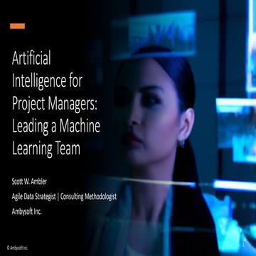 AI For PMs - Leading a Machine Learning (ML) Team