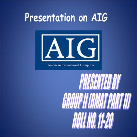 AIG PPt.