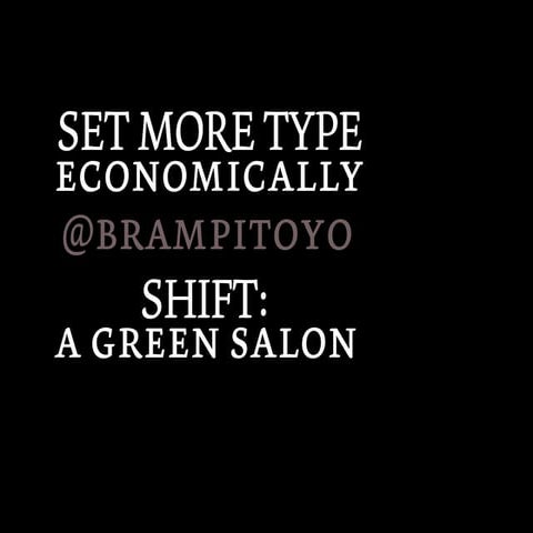 Set More Type Economically