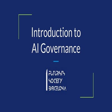 Introduction to AI Governance