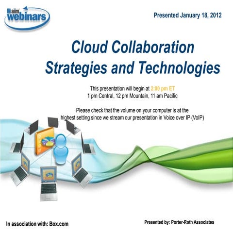 AIIM Cloud Collaboration Presentation Jan. 2012