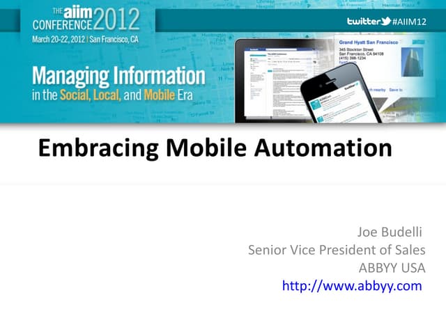 AIIM conference 2012 