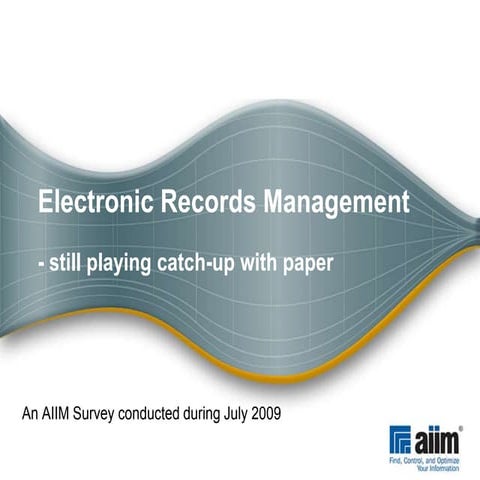 Aiim electronic records management trends