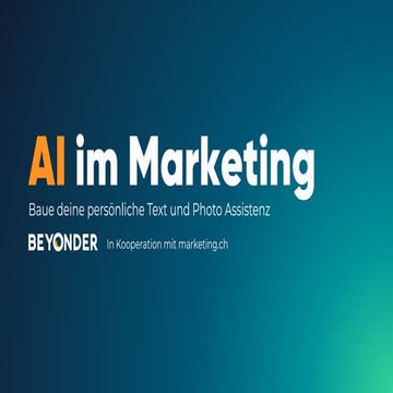 AI im Marketing für Content Erstellung