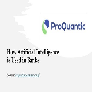 How Artificial Intelligence is used in Banks