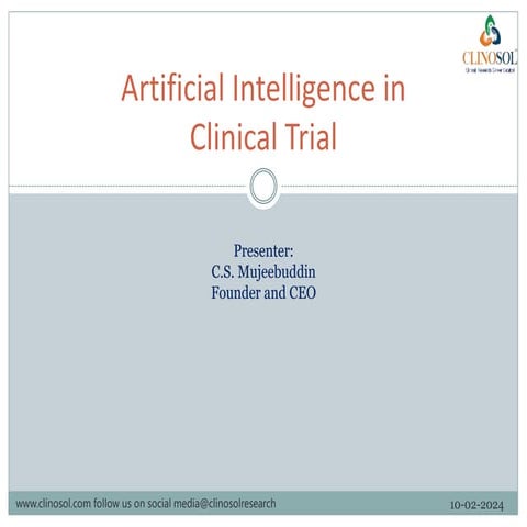 Artificial Intelligence In Clinical Trial