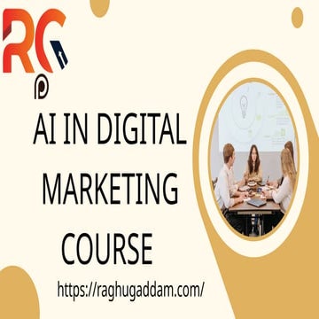 AI in Digital Marketing course  training in Hyderabad