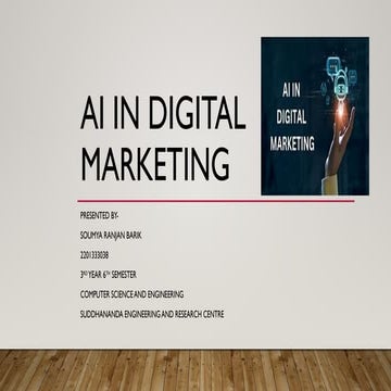 The Future of Digital Media: Harnessing AI in Marketing Strategies | PPTX