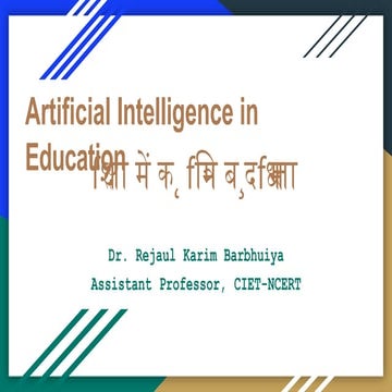 "Transforming Education with Artificial Intelligence: Enhancing Learning, Per...
