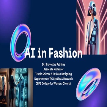 AI in Fashion_Dr. Shayestha Fathima.pptx