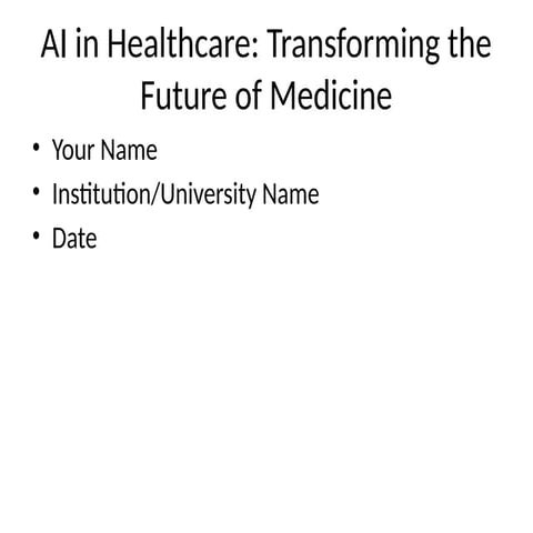 Ai advancements  in healthcare, evolution of ai in healthcare