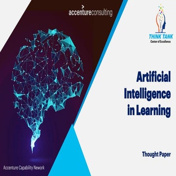 Ai in Learning Thought Paper