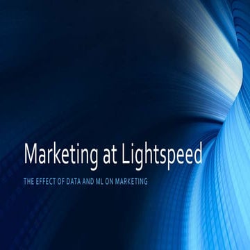 Ai and ML in marketing