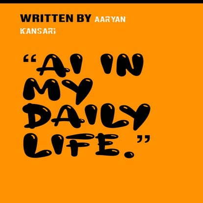 Ai In My Daily Life Pdf Version Of Book Pdf