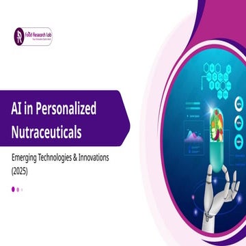 Nutraceutical Development: Tailored Formulations | PPTX