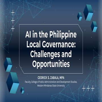 Artificial Intelligence in Philippine Local Governance: Challenges and Opport...