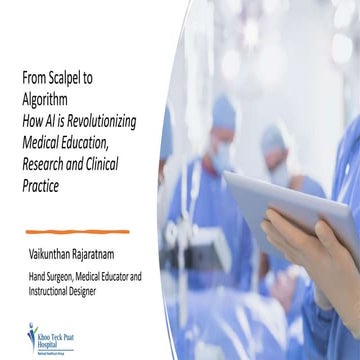 AI in Practice for Healthcare 