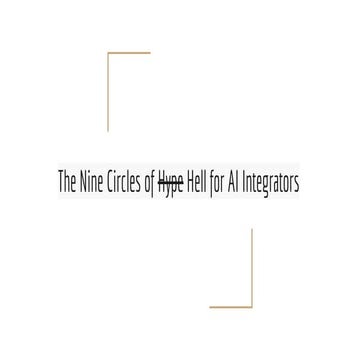 Oleksii Pavlenko: The Nine Circles of Hell for AI Integrators (UA)