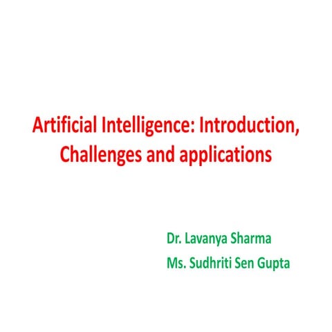 Ai introduction ppt
