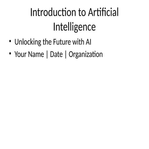 Ai Introduction Presentation1234567 Pptx