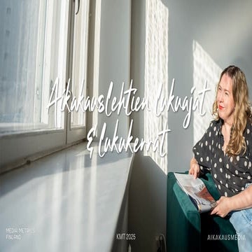 Aikakauslehtien lukuajat ja lukukerrat, KMT 2025