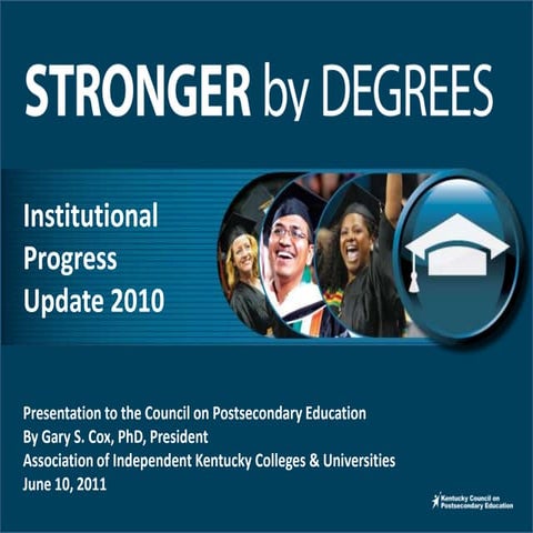 AIKCU report to the Council on Postsecondary Education, June 2011
