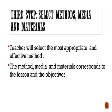 ailaa3rd step 4rt step.pptxIt's all about method and medias