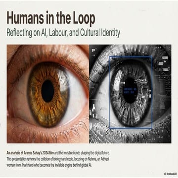 Humans in the Loop: Reframing AI, Labour, and Cultural Identity through ...