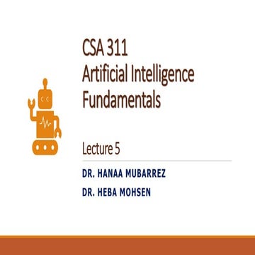AI Lec 5.pdf al artificial  intjdeuifukmdkcmd