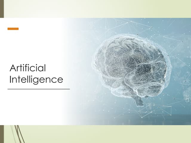 Ai Lecture 1 Introduction To Artificial Intelligence Pptx Ai Lecture 1 Introduction To Artificial Intelligence Pptx