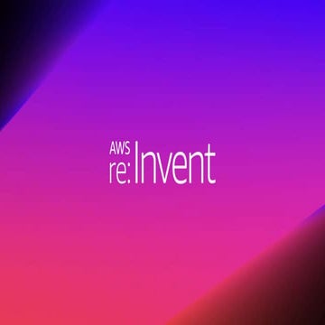 AWS re:Invent 2018 - AIM401-R2 - Deep Learning Applications with Tensorflow