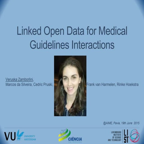 Linked Open Data for Medical  Guidelines Interactions