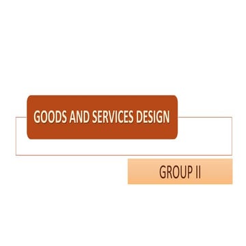 Service Delivery System Design