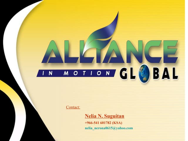 Aim global business presentation