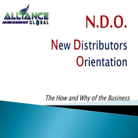 AIM Global New Distributor Orientation