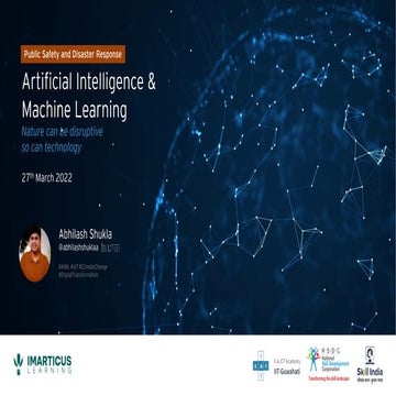 IIT-Guwahati Talk: Artificial Intelligence & Machine Learning in Public ...
