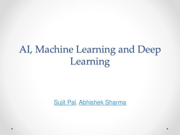 deep learning slideshare