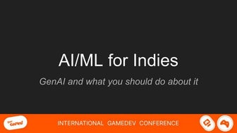 AI / ML for Indies / Tyler Coleman (Retora Games)