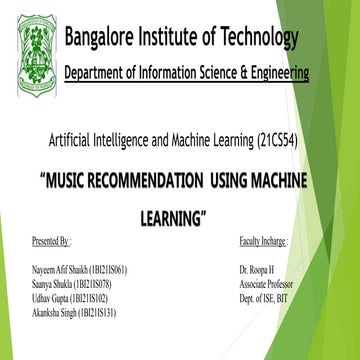 Music recommendations model using natural language processing