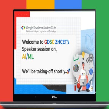 AI/ML session by GDSC ZHCET AMU, ALIGARH